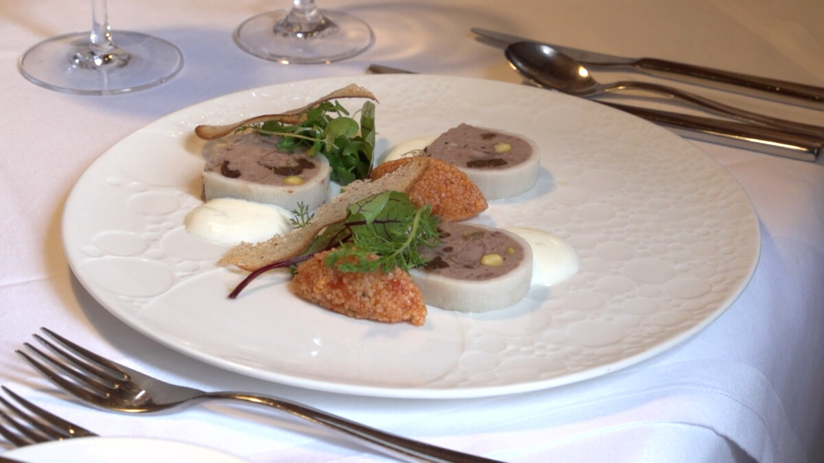 Köstliche Terrine mit heimischem Lammfleisch