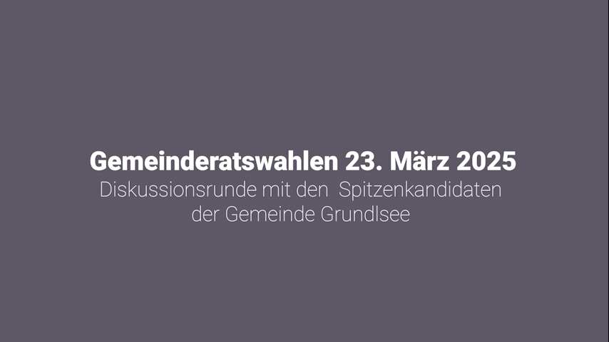 Gemeinderatswahlen 23. März 2025